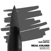 1. AK Interactive: Real Colors Markers - RCM032 - Gun Metal