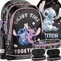 1. Paso Zestaw Szkolny 3el. Stitch Together Plecak DS25AA-081 + Piórnik DS25AA-013 + Worek DS25AA-712