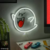 6. Lampka Ścienna Super Mario Neonowa - Boo