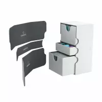 4. Gamegenic: Stronghold 200+ Convertible - Ekskluzywne Pudełko na Karty - White