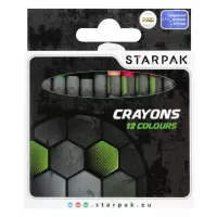 2. Starpak Kredki Woskowe 12 kolorów Football 274534