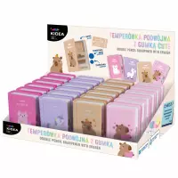 1. Kidea Temperówka Podwójna + Gumka Cute 1szt 590353