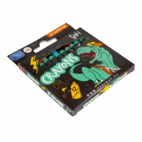 1. Starpak Kredki Woskowe 12 Kolorów Skate Dino 536296