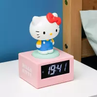 4.  Lampka 3D z Budzikiem Hello Kitty 15 cm