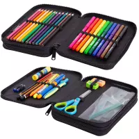 2. CoolPack Jumper XL Piórnik Dwukomorowy Z Wyposażeniem Cherries C77238