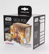 1. Gamegenic: Star Wars Unlimited - Ashes of the Empire - Deck Pod - The Mandalorian & Grogu
