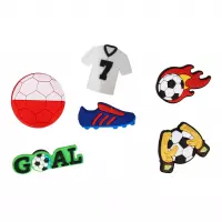 2. Starpak Przypinka Gumowa pins op.6szt Football 586239