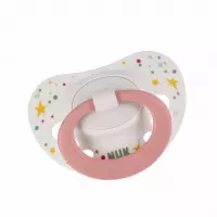 2. Nuk Smoczek Uspokajający Signature Silikonowy 0-6m Różowy 2szt 540799