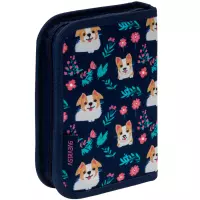 7. AstraBag Piórnik AC1 Pojedynczy Dwuklapkowy bez Wyposażenia Dear Puppy 503026014