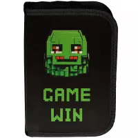 2. Paso Piórnik Dwuklapkowy bez Wyposażenia Piksel Maska PP26ME-P001BW