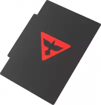 9. Gamegenic: Arkham Horror - Investigator Deck Tome - Pudełko na Karty - Survivor (Black-Red)