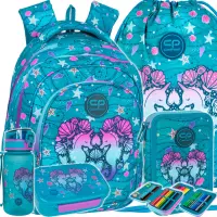 1. CoolPack Zestaw Szkolny Seafish 5el. Plecak Fast F163963 + Worek F159963 + Piórnik F066963 + Z17963 + Z18963