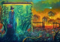 5. Good Loot Imagination Puzzle: Sebastian Moń Stationary Traveller II (1000 elementów)
