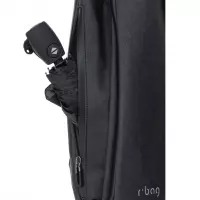 9. R-Bag Plecak Męski na Ramię z USB Pump Black Z131