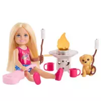 8. Mattel Barbie Chelsea Biwakowa Przygoda Lalka I Akcesoria JJV61