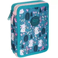 1. CoolPack Jumper XL Piórnik Dwukomorowy Z Wyposażeniem Princess Bunny E77536