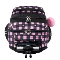 3. St.Right Plecak Szkolny Na Kółkach TB-01 Pink Checkered 682131