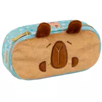 1. AstraBag Piórnik AC6 Saszetka Usztywniona Fluffy Capy 503026027