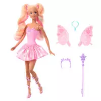 8. Mattel Lalka Barbie Wróżka Magiczna Różdżka Zmiana Koloru JCP76