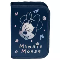 4.  Paso Piórnik Dwuklapkowy bez Wyposażenia Disney Myszka Minnie z Kokardą DM25EE-P001BW