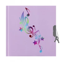 2. Starpak Pamiętnik Na Kluczyk Music Nutki 534356