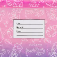 4. AstraBag Worek Szkolny Na Sznurkach AD1 Kitty 507026003