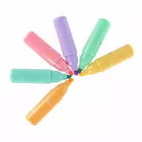 3. Starpak Zakreślacie Mini 6 Kolorów Pastelowe Łapki 563028