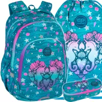 1. CoolPack Zestaw Szkolny Seafish 3el. Plecak Prime Pro F162963 + Worek F159963 + Piórnik F062963