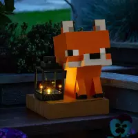 6. Minecraft Lampka Solarna - Lis