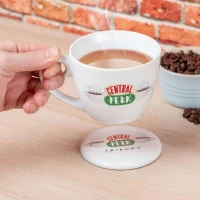5. Zestaw Prezentowy Przyjaciele Central Perk: Filizanka + Podkładka