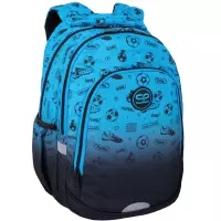 1. CoolPack Prime Pro Plecak Szkolny Football 2T Blue F162008