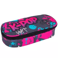 1. CoolPack Campus Piórnik Tuba Usztywniona z Organizerem K-Pop Dark F062036