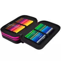 4. CoolPack Jumper 3 Piórnik Trzykomorowy Z Wyposażeniem Capybara Music F067961