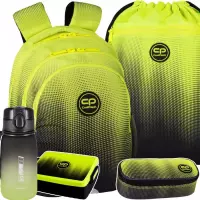 1. CoolPack Zestaw Szkolny Gradient Lemon 5el. Plecak Jerry E29510/F + Piórnik E62510 + Worek E70510 + 536877 + Z07510