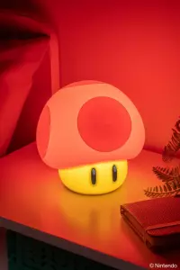 6. Silikonowa Lampka z AkumulatoremSuper Mario - Super Mushroom