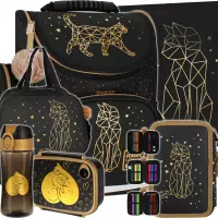 1. Starpak Zestaw 6el. Złoty Kotek Tornister 528941 + Piórnik 529472 + Worek 529469 + Torba 517338 + 558660 + 558652 + 558654