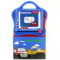1. Tablica Magnetyczna z Książeczką do Nauki Rysunków Vehicles 552504