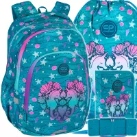1. CoolPack Zestaw Szkolny Seafish 3el. Plecak Prime Pro F162963 + Worek F159963 + Piórnik F076963