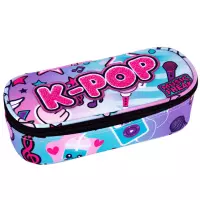 1. CoolPack Campus Piórnik Tuba Usztywniona z Organizerem K-Pop Rainbow F062037