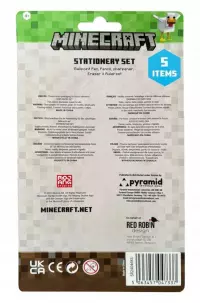 2. Zestaw Szkolny Minecraft 5 szt. - CHIBI SKELETON