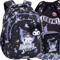 1. CoolPack Zestaw Szkolny Kuromi 3el. Plecak Jerry F029031 + Worek F054031 + Piórnik F067031