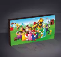 2. Podświetlany Obraz na Płótnie Super Mario - Postacie
