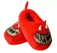 4. Kapcie Warhammer 40000: - Red Squig (One Size)