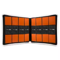 2. Ultra Pro: Vivid 12-Pocket Zippered PRO-Binder - White