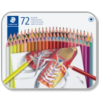 1. Staedtler Kredki Ołówkowe 72 kolory Metalowe Opakowanie 048313