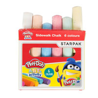 6. STARPAK Kreda Chodnikowa 6 Kolorów Jumbo Play-Doh 453897