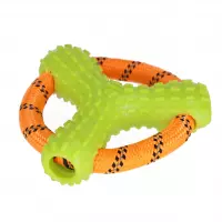 1. Trik&Roll Zabawka Dla Psa 2w1 Szarpak Dentystyczny z Dyskiem 15cm 588746