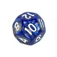 4. Komplet kości REBEL RPG - Dwukolorowe - Niebiesko-szare