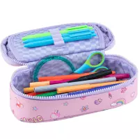 1. Coolpack Campus Piórnik Tuba Usztywniona z Organizerem Hello Kitty Pink 1 F062025