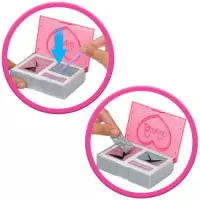 6. Mattel Barbie Party Unboxed Glam Party Stylowe Przygotowania Lalka Zestaw Różowy JFY67